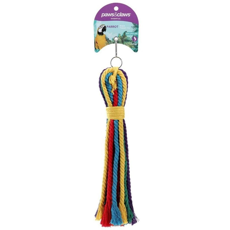 Paws & Claws Parrot Rope Tassel Toy