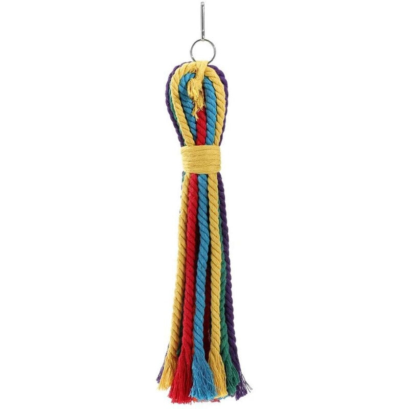 Paws & Claws Parrot Rope Tassel Toy