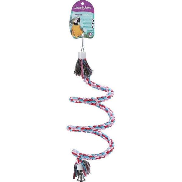 Parrot Rope Spiral Toy