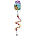 Parrot Spiral Rope Toy with Bell