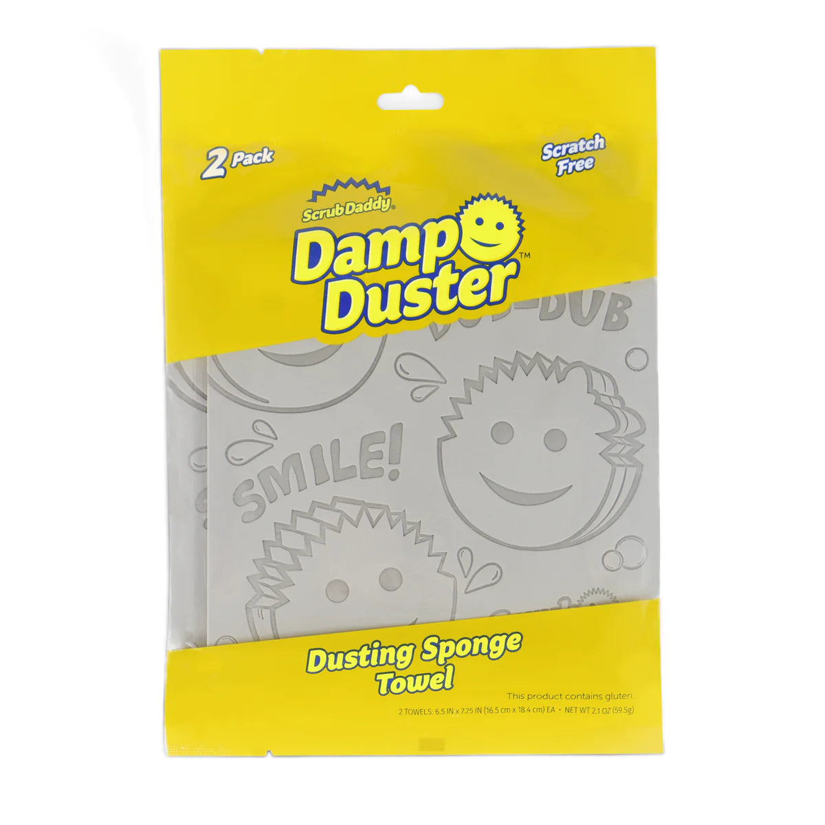 Scrub Daddy Damp Duster Towel Silver