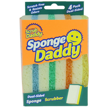 SCRUB DADDY Sponge Daddy 4-Pack