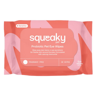 Squeaky Pet Probiotic Pet Eye Wipes 20 Wipes