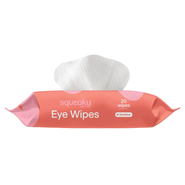 Squeaky Pet Probiotic Pet Eye Wipes 20 Wipes