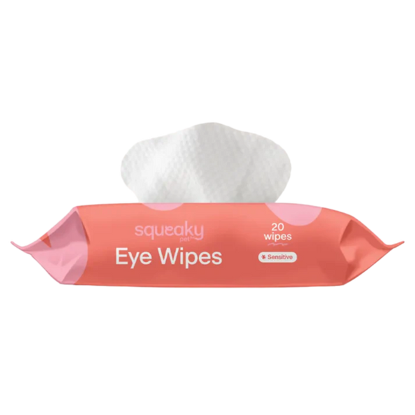 Squeaky Pet Probiotic Pet Eye Wipes 20 Wipes