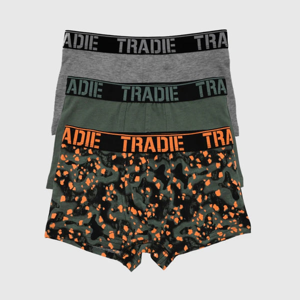 TRADIE Boys 3pk Fitted Trunk
