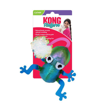 KONG Cat Flingaroo Frog