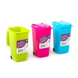 Bin Wheelie Mini Desk Accessory 3 Asstd Cols