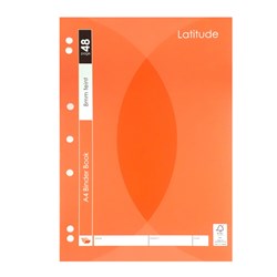 Book Binder A4 8mm Ruled 48pg