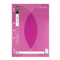 Book Binder A4 8mm Ruled 128pg