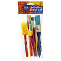 Brush Paint Set 9pc Foam and Bristle