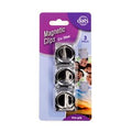 Clip Magnetic 30mm 3pk Silver