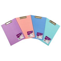 Clipboard Folder Paperboard A4 4 Asstd Cols