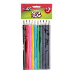 Pencil Coloured Jumbo 10pk