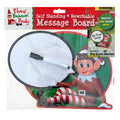 Xmas Elves BB Elf Speech Bubble Wipe Self-Standing Sign