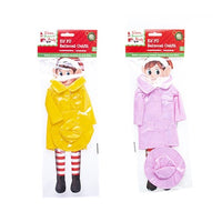 Xmas Elves BB Elf PU Raincoat w Hat