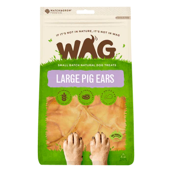 WAG Large Pig Ear 5 Pack