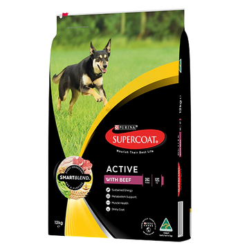 SUPERCOAT Dog Adult Active Beef