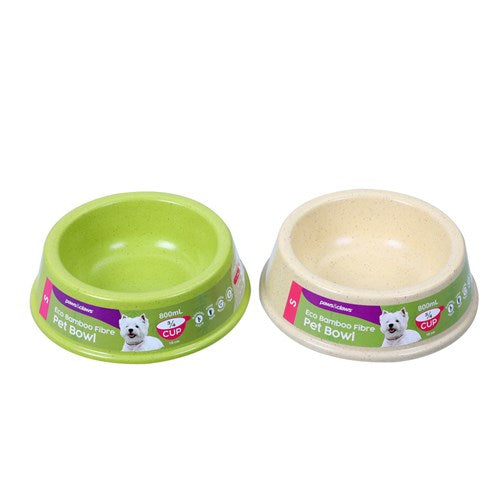 Paws & Claws Bamboo Fibre Pet Bowl
