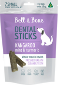 Bell & Bone Dental Sticks - Kangaroo and Turmeric