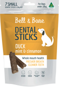 Bell & Bone Dental Sticks - Duck, Mint and Cinnamon