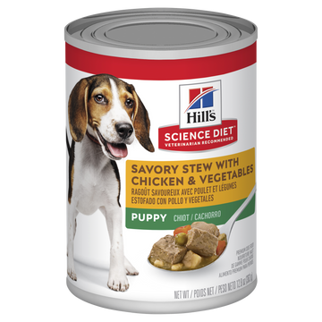 HILLS Puppy Stew Chicken & Vegetable Canned x 12