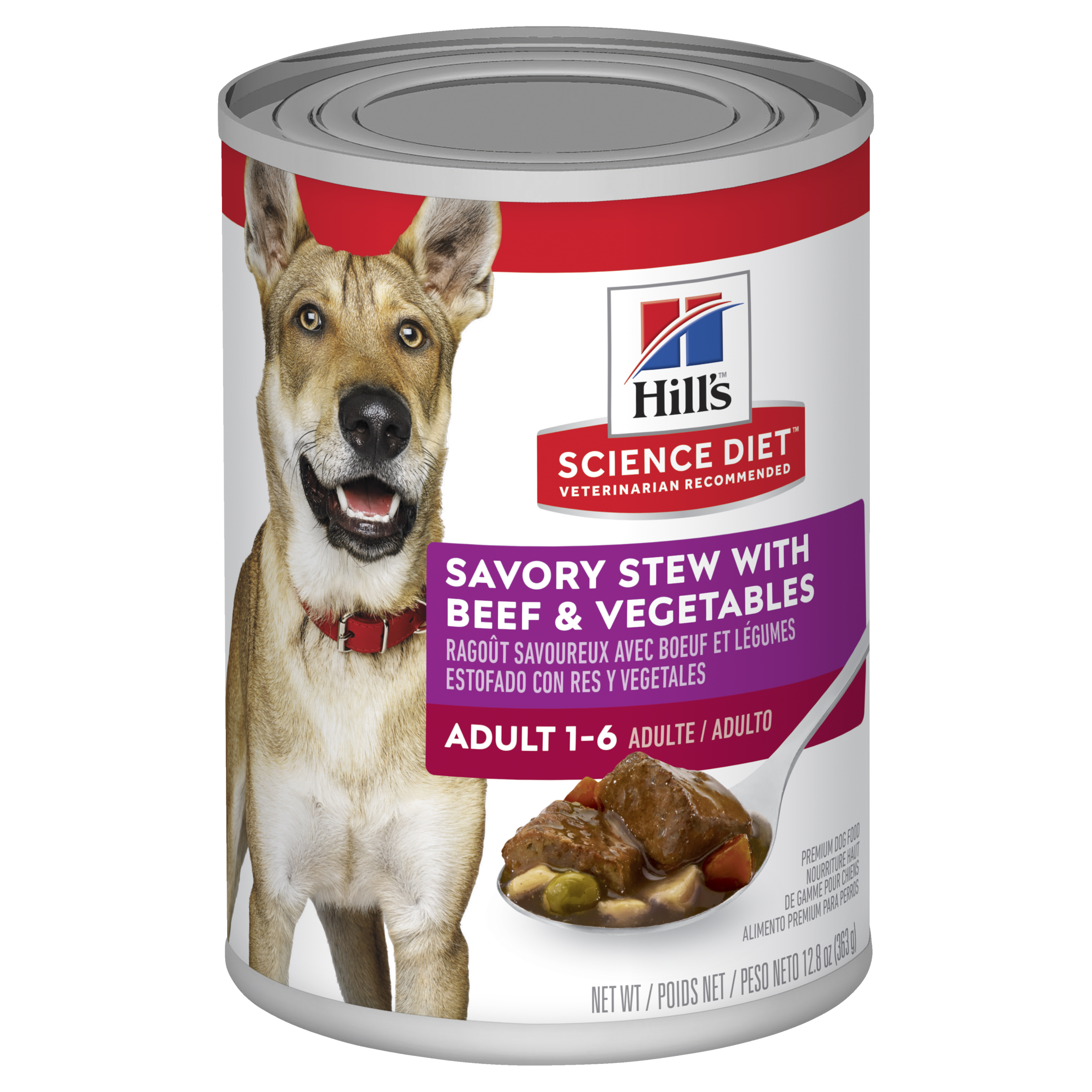 HILLS Dog Adult Stew Beef & Vegetable Canned x 12 1431