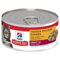 HILLS Cat Adult Tender Chicken Chunks Canned - 156g x24