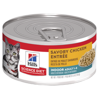 HILLS Cat Adult Indoor Chicken Canned - 156g x24