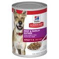 HILLS Dog Adult Beef & Barley Entree Canned x 12