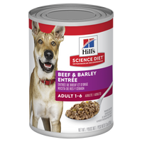 HILLS Dog Adult Beef & Barley Entree Canned x 12