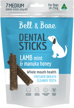 Bell & Bone Dental Sticks - Lamb, Mint and Manuka Honey