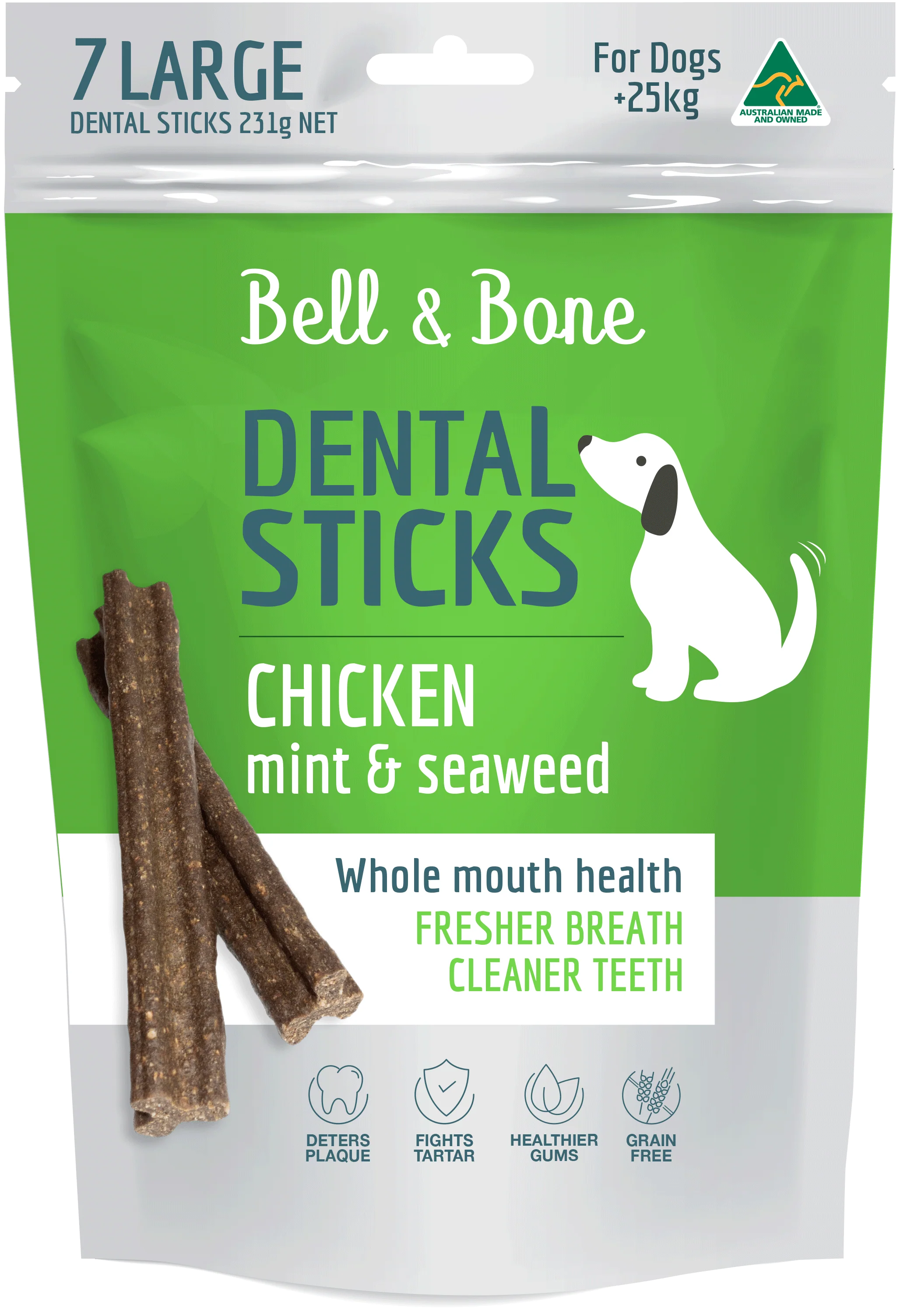 Bell & Bone Dental Sticks   - Chicken, Mint and Seaweed