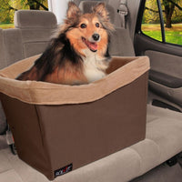 Happy Ride Pet Safety Seat Brown