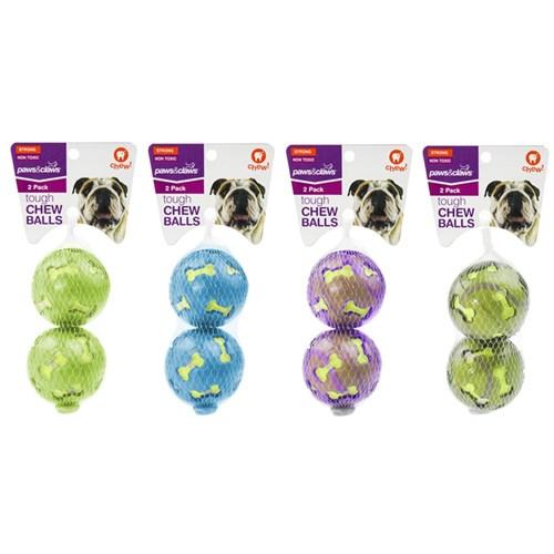Paws & Claws Tpr Covered Felt Ball Pet Toy