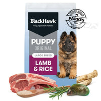 BLACK HAWK Puppy Large Breed - Lamb and Rice
