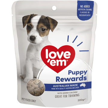 Love em Liver Puppy Rewards 200g