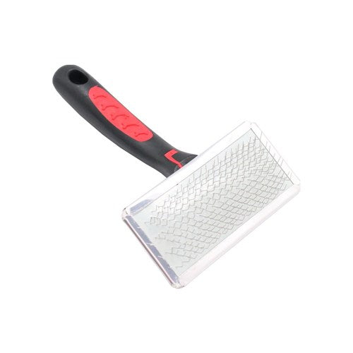 Metal pet outlet brush