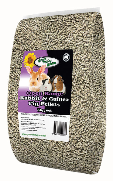 Green Valley - Rabbit & Guinea Pig Pellets 5Kg