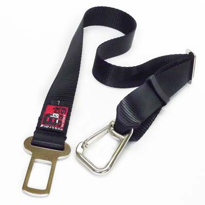 Black Dog Car Seat Belt Strap