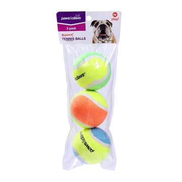 Tennis Ball Pet Toys 3Pk